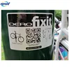 Waterproof UV resistant vinyl qr code stickers for ofo outdoor durable bike stickers