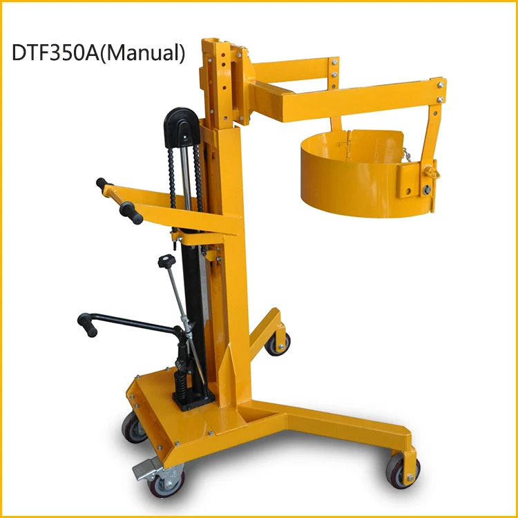Sinolift Dtf Series Portable 55 Gallon Manual Drum Handler With High