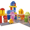 2014 new products cheap china toys for kids discovery kids toys 55pcs city blocks wooden blocks toys
