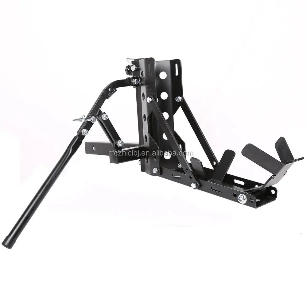 Draagbare Motorfiets Trailer Carrier Tow Dolly Hauler Rack Hitch 800lbs Capaciteit