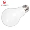 A60/A19 AC175-265V E27 5W 7W 9W 90lm/w 2700-6500k CRI80 PF0.4 360 degree no dimmable clear frosted glass led light bulbs