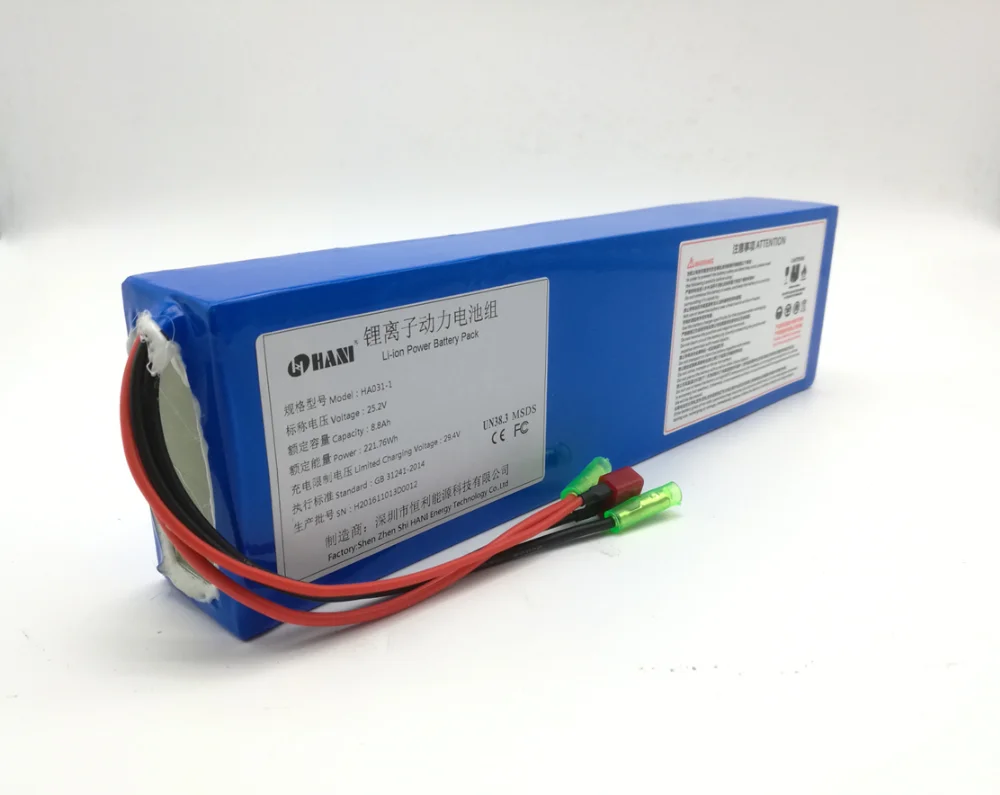 24v 8.8ah Deep Cycle Battery 7s4p 24v Lipo Lithium Battery Pack For ...