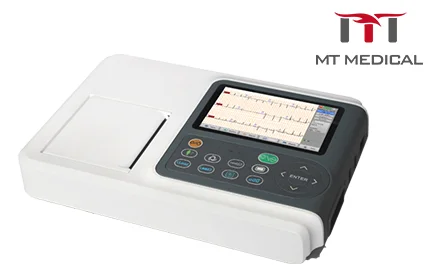 3 channels 12 leads electrocardiograph ECG EKG machine price for sale