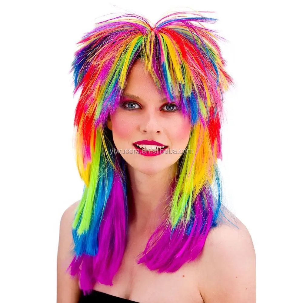 neon wig