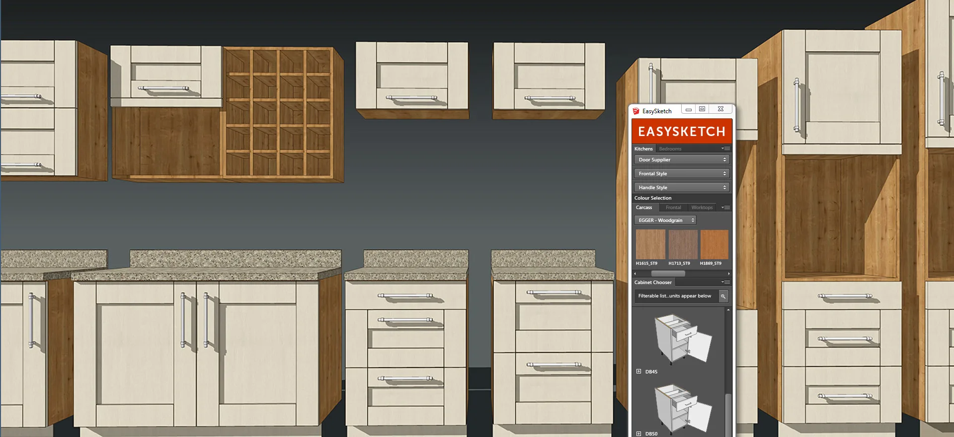 draw kitchen cabinets sketchup online free