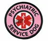 Access Required Psychiatric Service Dog Circle Patch Medical Animal Badge Dog Vest Crest Patch customize Patches STOCK