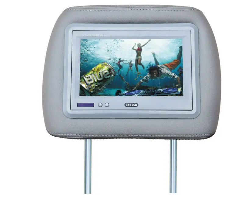 Direct Factory 7 Inch Universal Headrest Tft Lcd Car Monitor With Copy