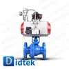 Fire Safe Design Single Acting With Spring Pneumatic Actuator Ball Valve
