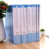 Traditional office school file folder different page plastic clear pocket display book