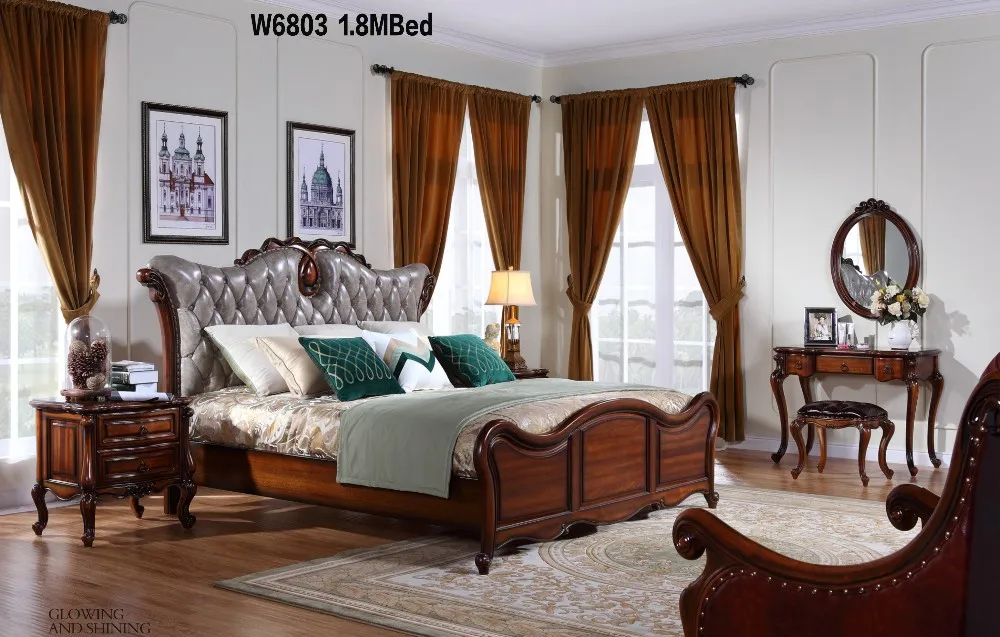 w6810 european style solid wood italian leather luxury baroque w6810 european style solid wood italian leather luxury baroque