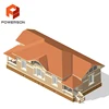light steel structure prefabricate house / light steel frame/villa