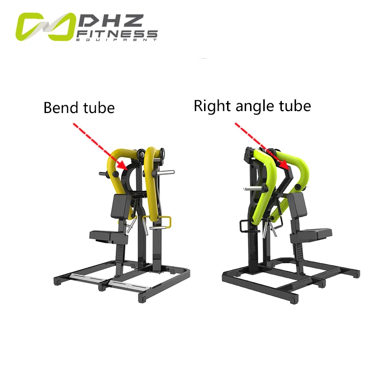 Dhz Fitness Y925 Back Sports Exercise Machines Plate Loaded Gym