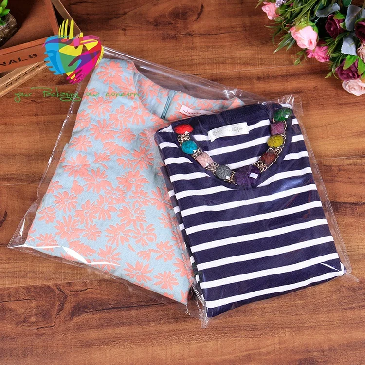 
Wholesale cheap clear self adhesive seal clothes opp packing plastic bag /clear poly t-shirt bag 