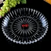 2018 hot sale factory price large size decoration glass plate