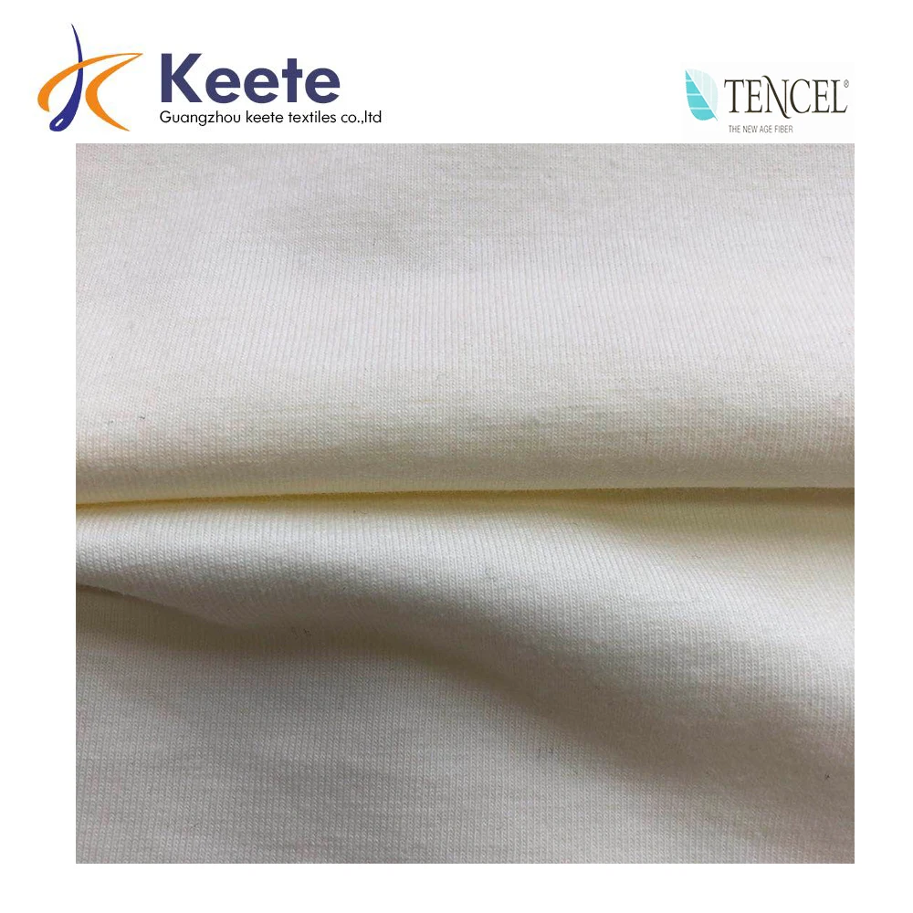 Soft Garment Textile 180gsm Plain Dyed Modal Polyester Knitting Jersey ...