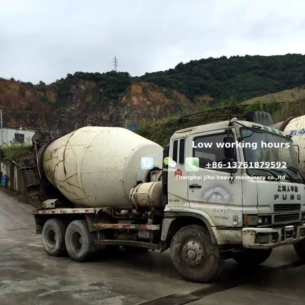Japan Made Second Hand Concrete Mixer Truck Used Mitsubishi Fuso Mixer