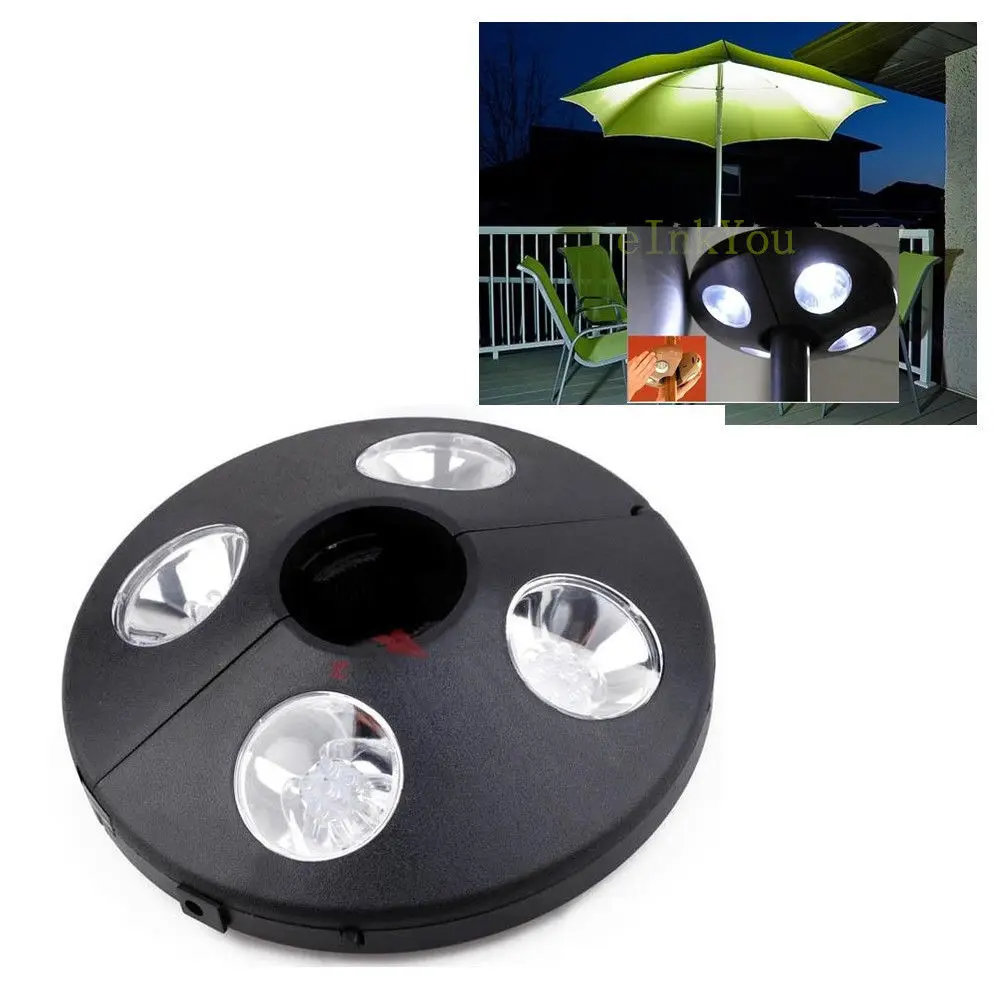 Outdoor Super Bright 24 LED Patio Umbrella Light with Charger