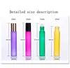 round glass amber roll on bottles packaging private label roll on glass bottle with roller ball