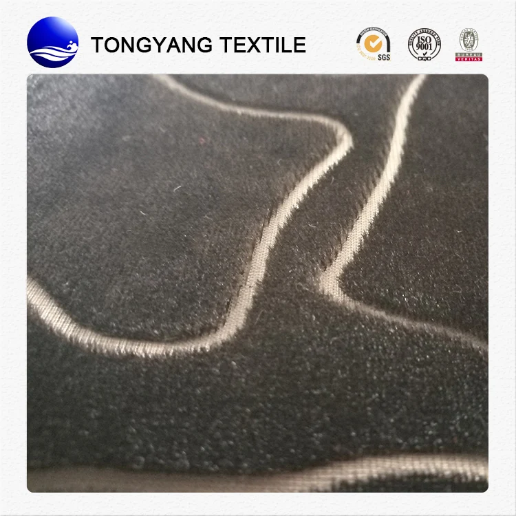 alibaba china printed burnout velvet fabric Hot sales