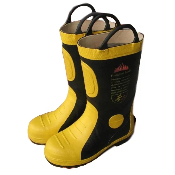 Ce Approved En20345 Fireman Fire Rubber Boots Buy Fire Rubber Boots