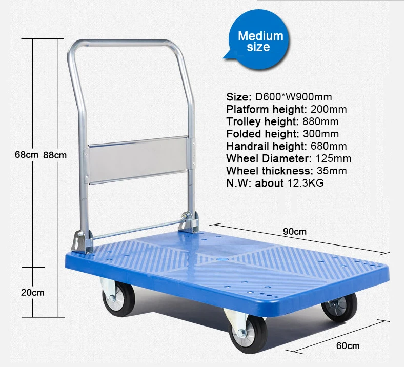 Lijin Manufacture Factory 300kg Heavy Duty Platform Foldable Hand