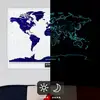 Stock Nigh Glow Fluorescent Globle Map Scratch Art Map 105*76CM Natural