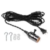 Retro E27 Aluminum Lamp Holder Industrial Knob Switch Pendant Light Lamp Socket