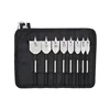 8 Piece 1/4'' quick change shank wood spade drill bits with spur cutting edge for faster cutting
