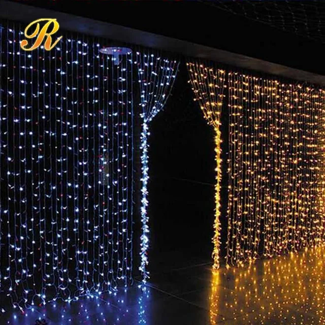 Outdoor Warm White Wall Decorative Led Fairy Curtain Lights Buy