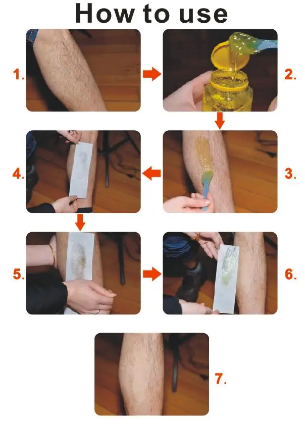 For body using facial hair body hair remove wax strips rolls