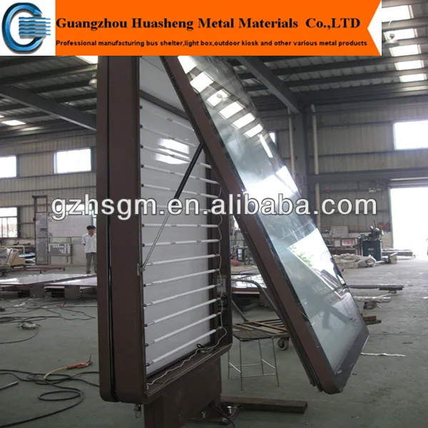 aluminum outdoor light box with led lighting buy led light box