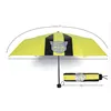 Hot sale manual open and close fashion clear kobold black coating waterproof 3 folding sun and rain umbrella