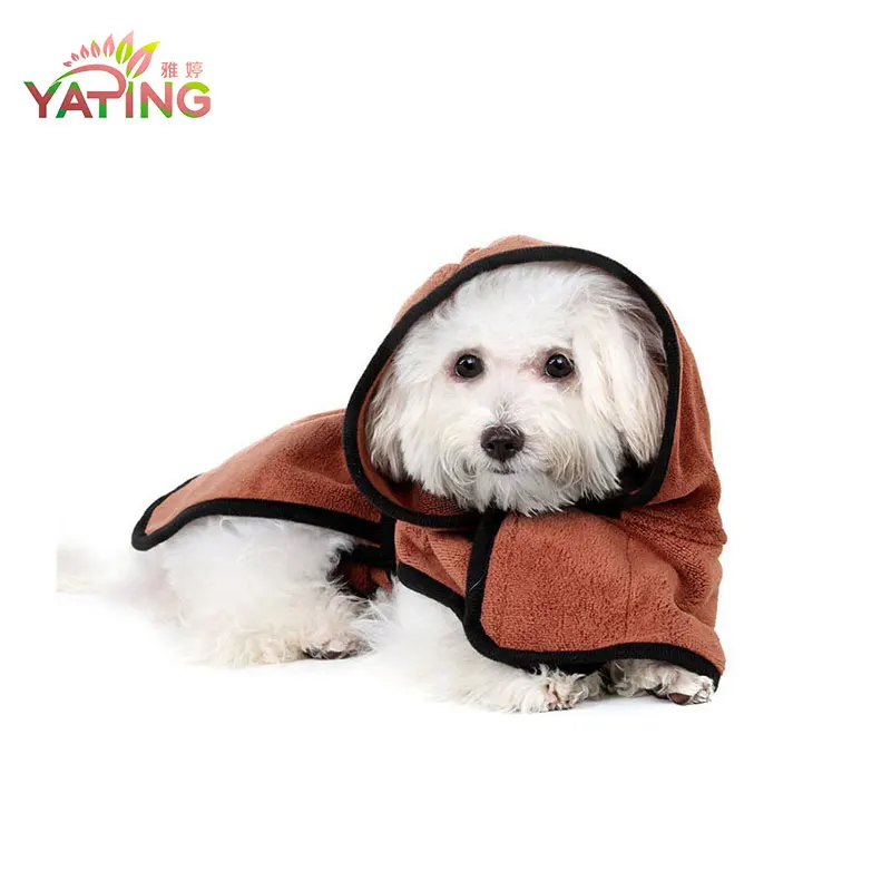Pet Towel Microfiber Dog Bathrobe Towel Microfiber Pet Drying Robes