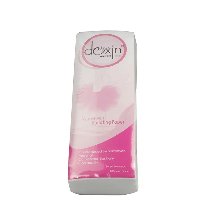 Disposable Depilatory Paper Strips Waxing Roll Non Woven Wax Paper
