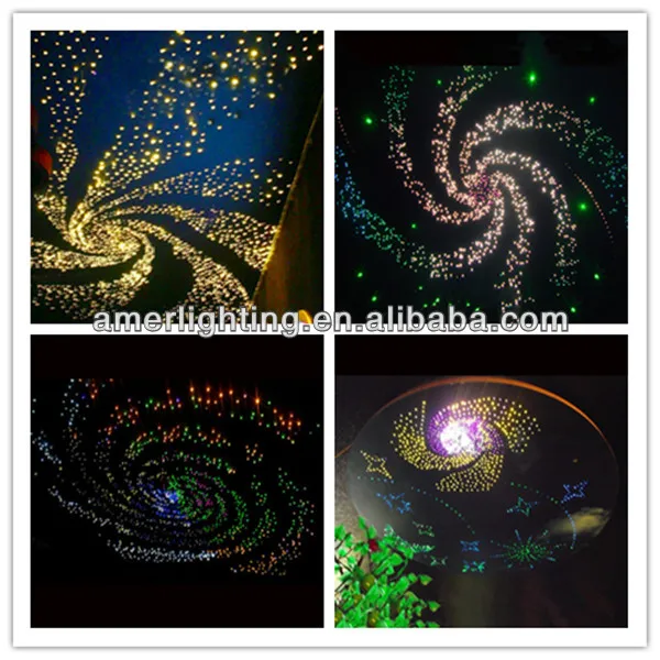 Rgb Led Fiber Optic Star Ceiling Kit 0.75mm 200 Pcs *2 Meters Fiber Optic Light For Sale