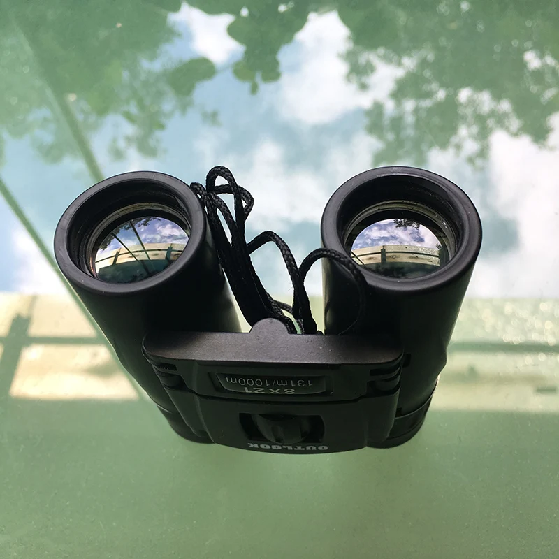 Best Compact Binoculars 8x21 Good Quality Wide Field Telescope Made In