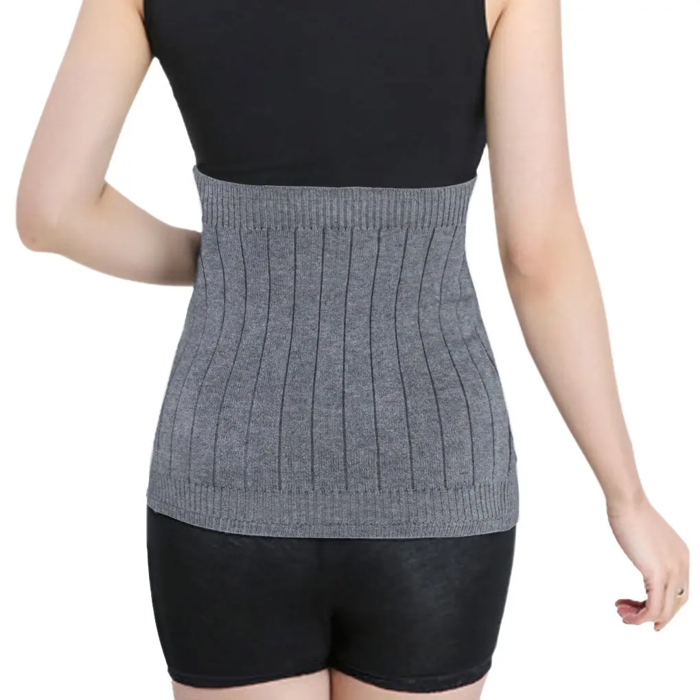Soft Elastic Waist Warmer Lower Back Warming Belt Belly Lumbar Support