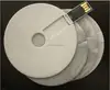 Music cd round card shape USB Flash Drive3.0 Memory Storage 128 GB Music