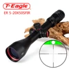 T-Eagle ER 5-20x50 SFIR Side Parallax Optics Illuminated Reticle Turrets Lock Reset Built-in Bubb Level Riflescope Hunting