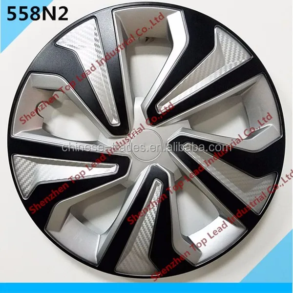 New Painting Car Rim Covers Plastic Abs / Pp Twin Color Car Wheel Hub