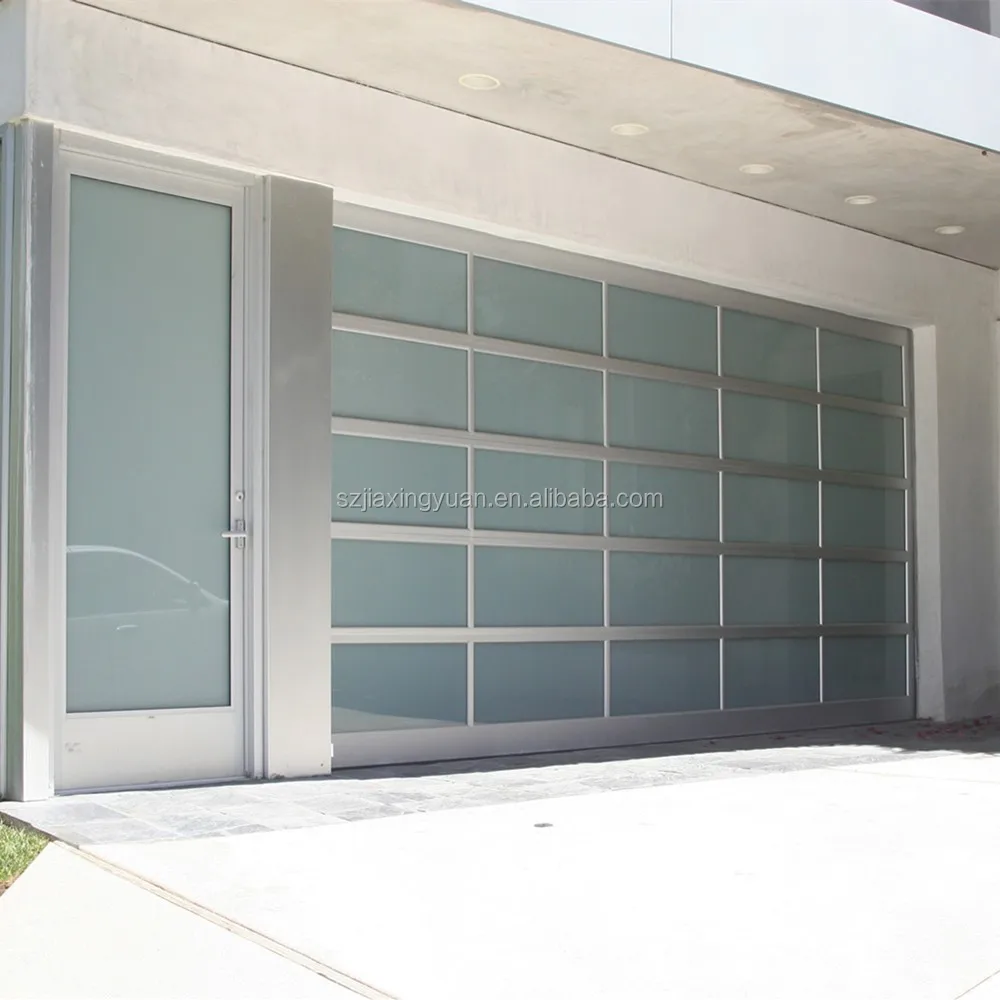 Vetro smerigliato/chiaro vetro/plexiglass porta automatica garage ... Porte pieghevoli vetro