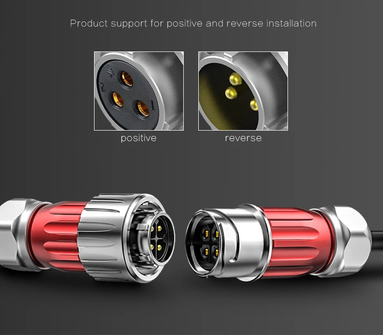 CNLINKO electric bike battery connector outdoor 3 pin power connector