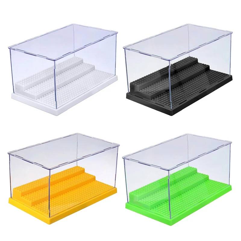 Lego Mini Figures Collector Stackable Clear Storage Display Case Laser Printing 