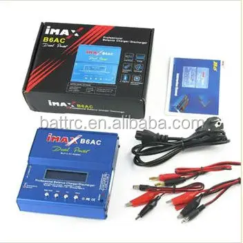 Charger And Battery IMAX B6AC 80W 6A Updated Balance Charger Discharge For Lipo/Li-ion/LiFe/NiMh Battery