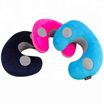U Shape Microbeads Travel Neck Speaker Pillow With Music Buy