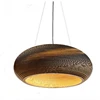 Creative Oval Shape Paper Lampshade Pendant Lamp For Dining Room Bar Restaurant Lighting Fixtures Droplight Suspension