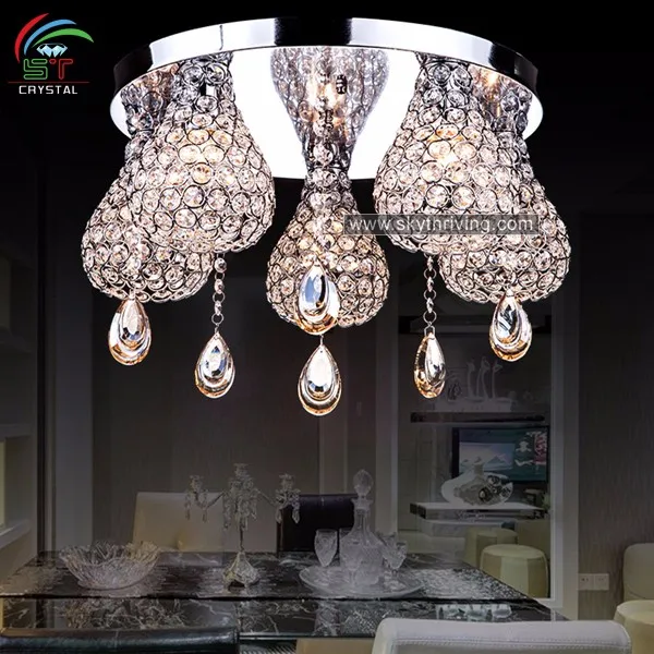 crystal ceiling hanging led lighting