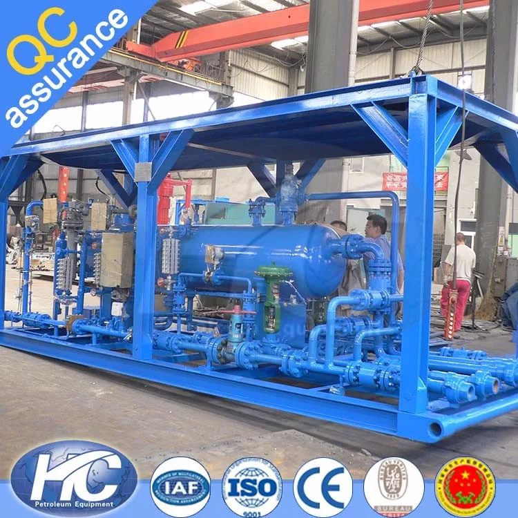 Skidmounted Production Separator / Oil Gas Water Separator / Water