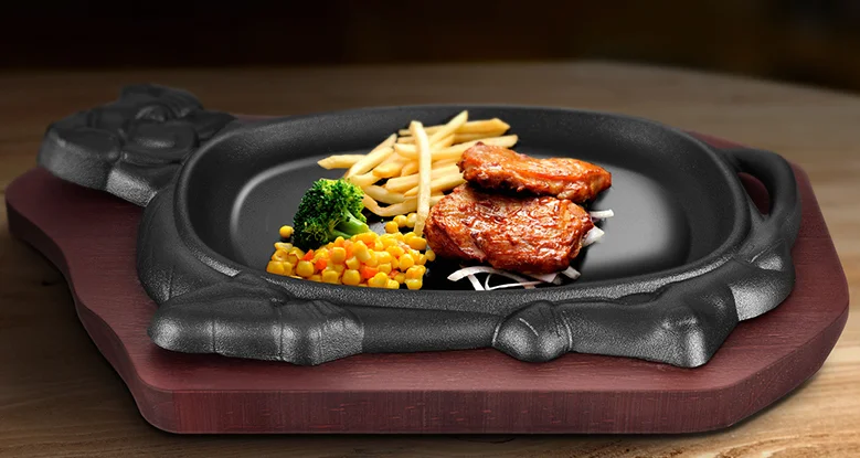 Cast Iron Sizzling Steak Plates 