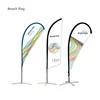 Perfect connecting easy assembly satin beach flag feather flag base for outdoor promotion